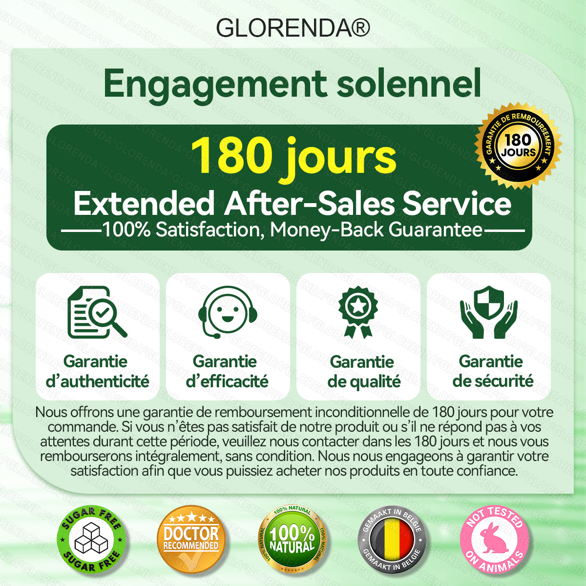 Boutique officielle 🫐🫐 𝐆𝐋𝐎𝐑𝐄𝐍𝐃𝐀® Moringa · Berbérine + NAD+ – Patch Microneedle Nano Avancé 10-en-1 (1×/jour, résultats visibles en 7 jours) | Obésité, relâchement cutané, apnée du sommeil, articulations, etc.