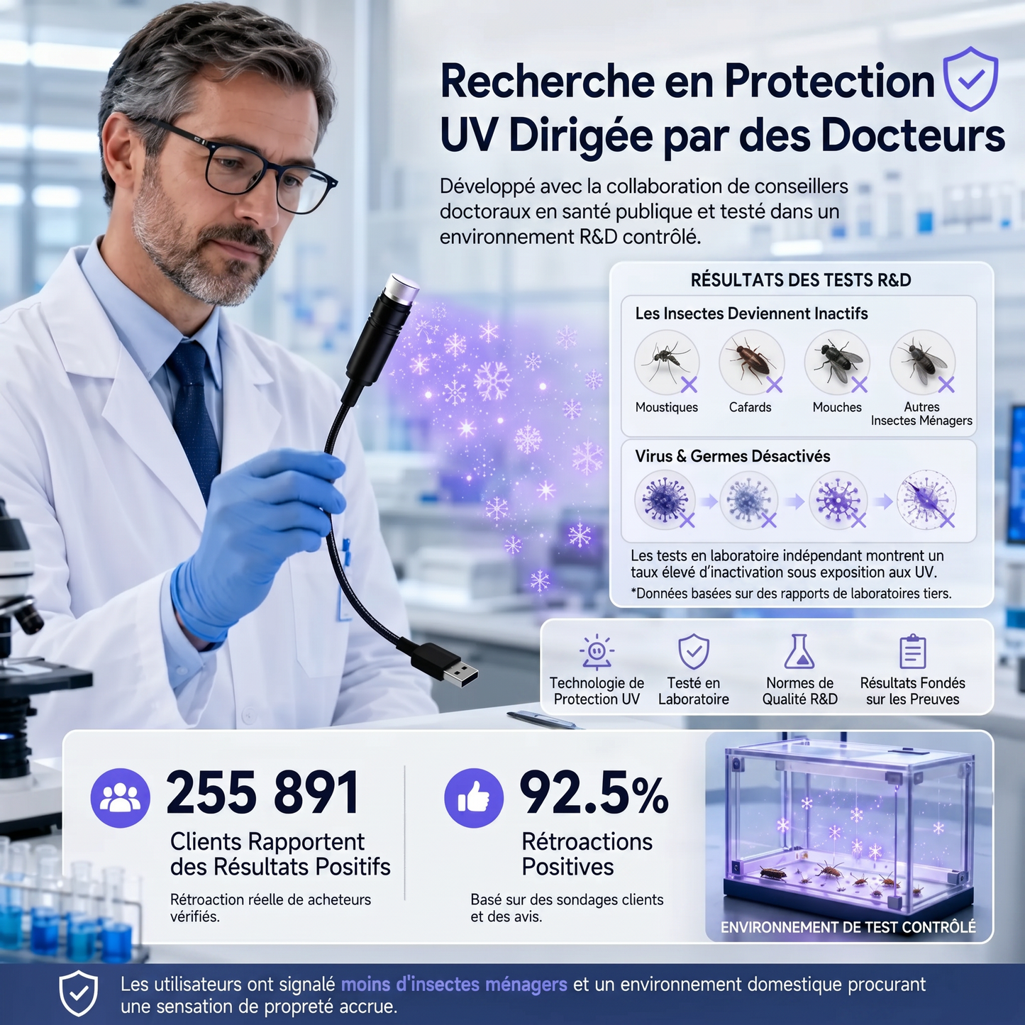 Topam𝐜e®💡 Projecteur Veilleuse - Projecteur d'Étoiles Holographique Intelligent