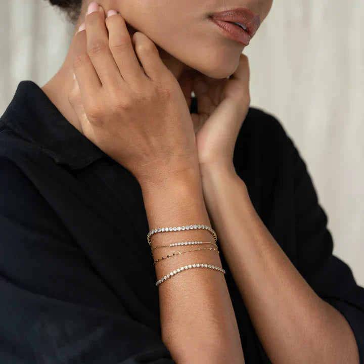 Diamond Bracelet 14k Gold - Katla